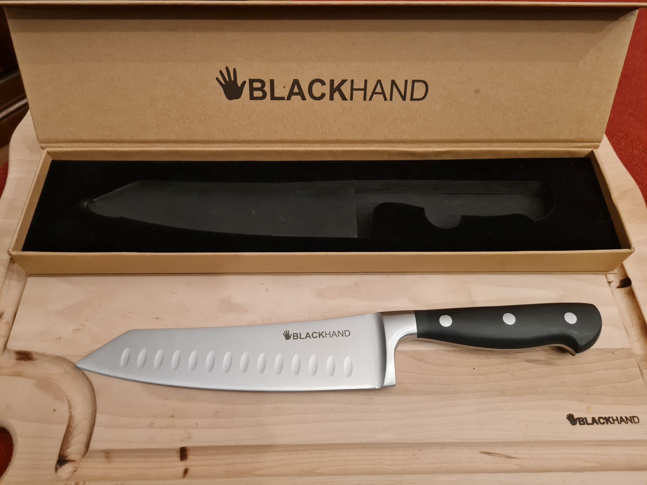 Selva Valdiviana Cuchillo Santoku 7"